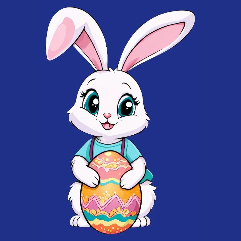 Easter bunny with Easter eggs