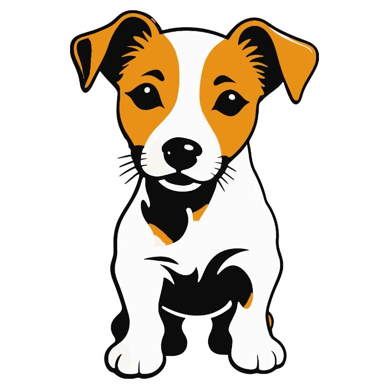 Jack Russell Terrier - Conception de chien de compagnie