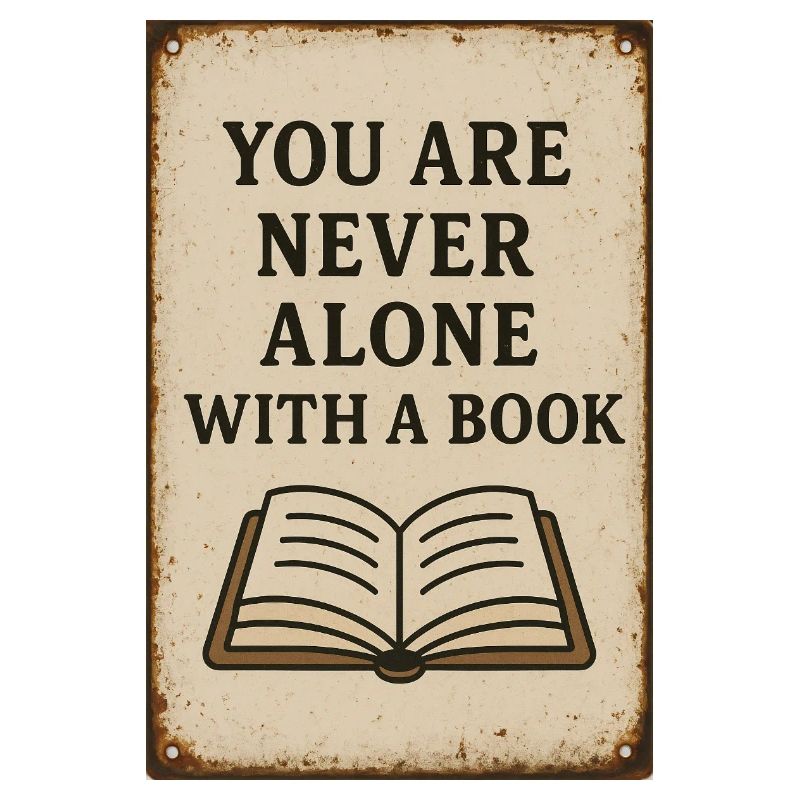 You're never alone with a book