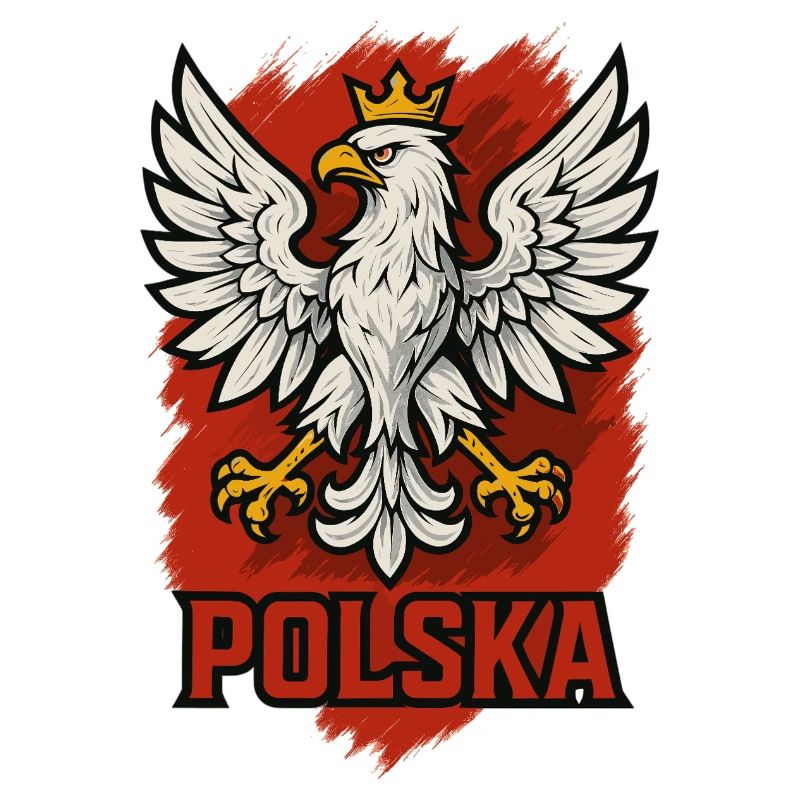 Pologne Polska aigle drapeau drapeau épique cadeau
