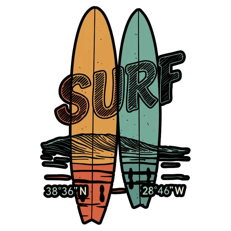 Planches de surf rétro