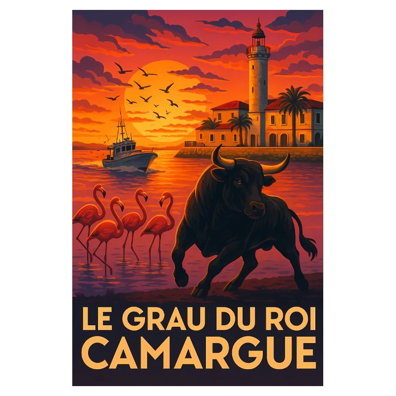 Le Grau Du Roi Camargue Sunset