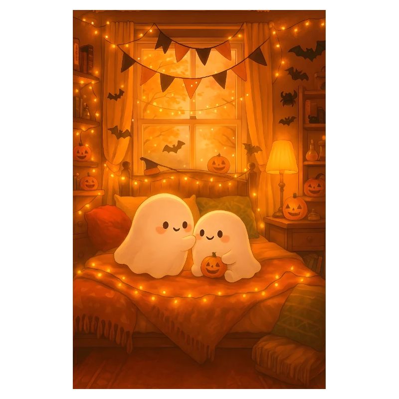 Cute Halloween Ghosts