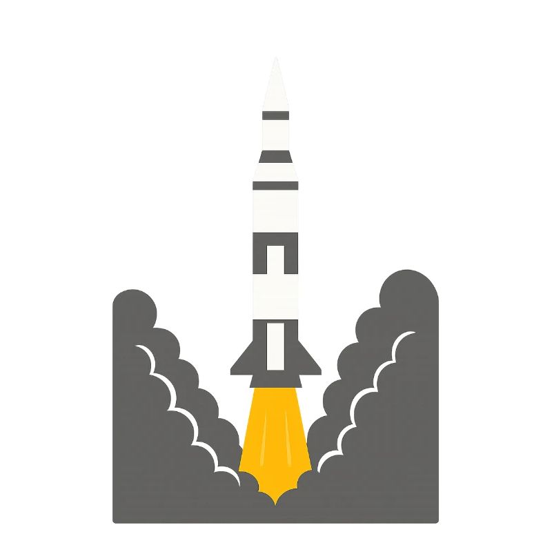 Lancement de fusée