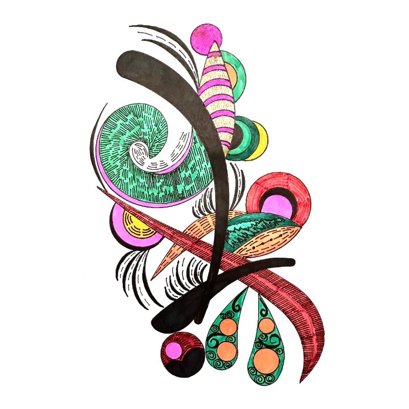 Abstract Color Spirals