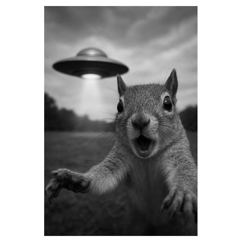 UFO Eichhörnchen Begegnung