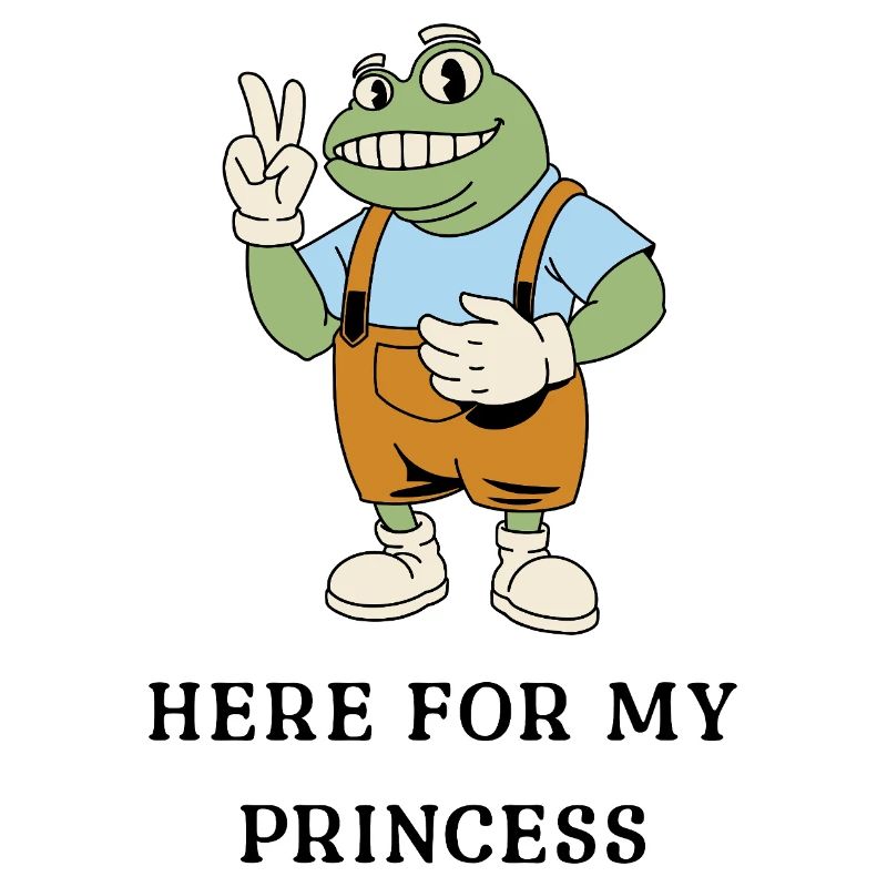 Frog Peace Dungarees