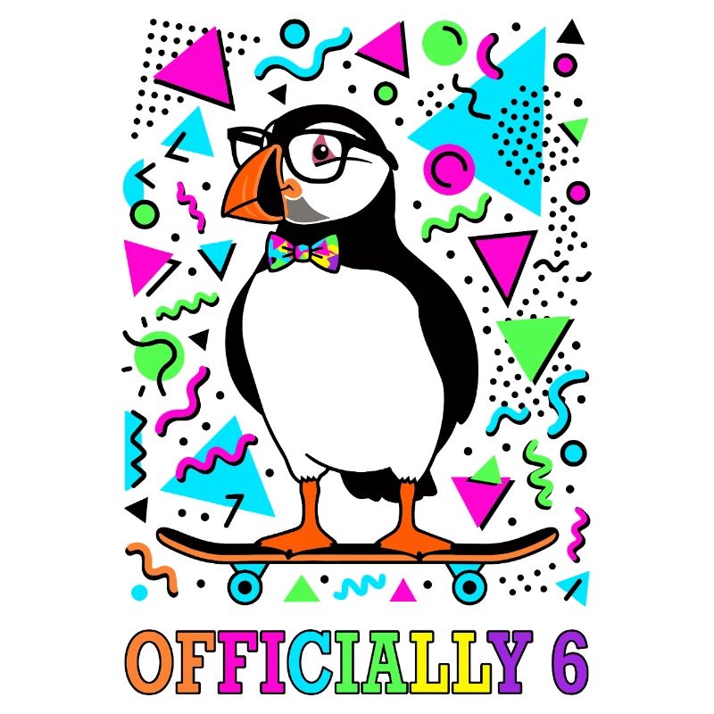 Officially 6 Skater Papageientaucher