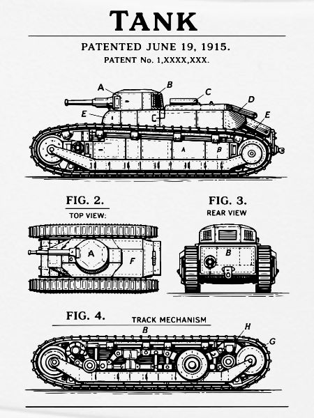 Panzerpatent-Bauplan