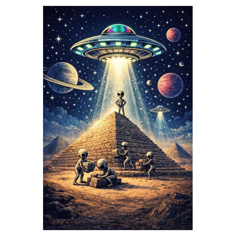 OVNI de la pyramide extraterrestre