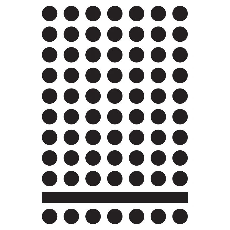 Monochrome Dot Grid Pattern