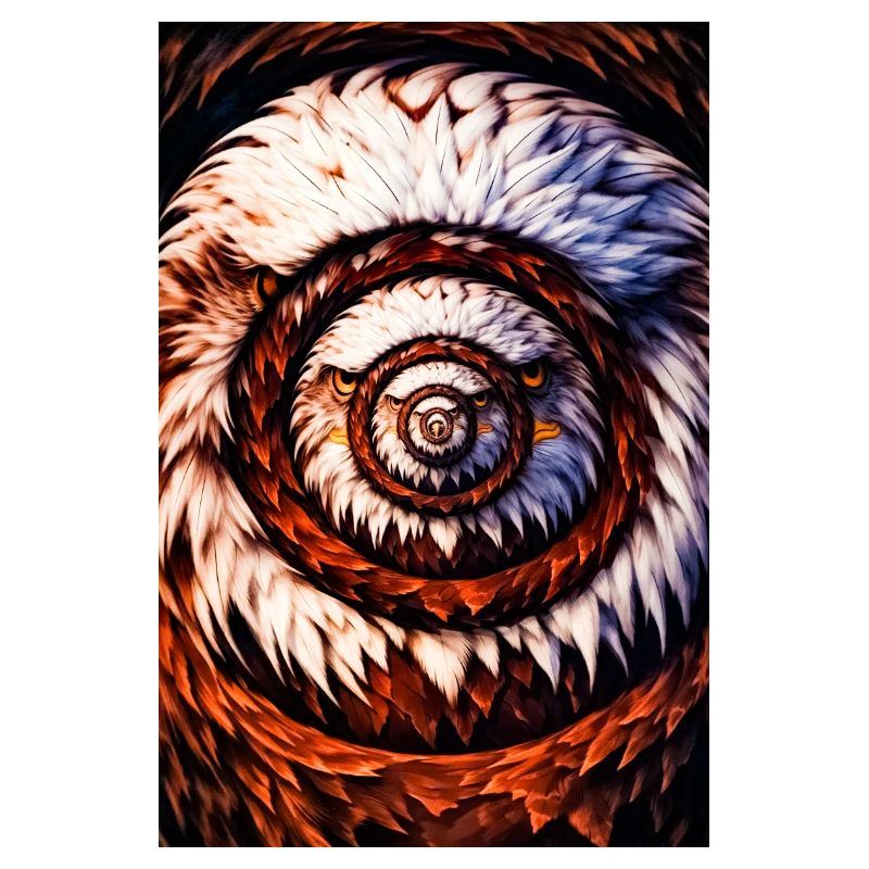 Spring Spiral with Spring Patterns