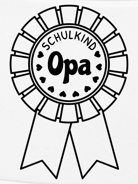 Schulkind Opa