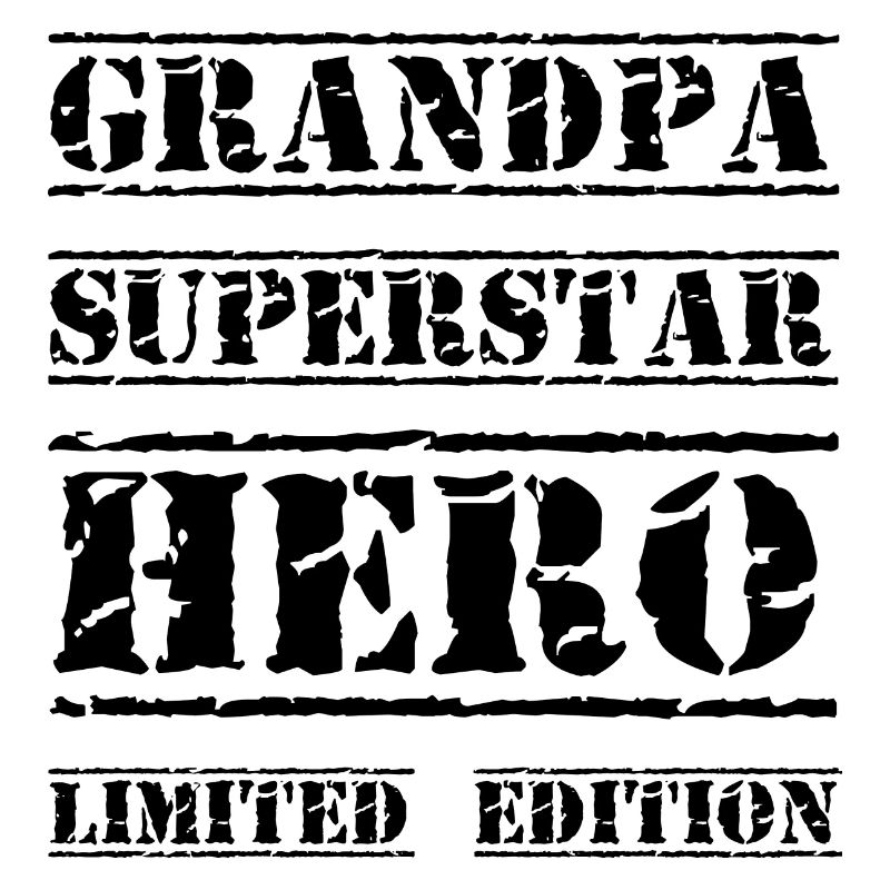 Bester Opa Star Spruch