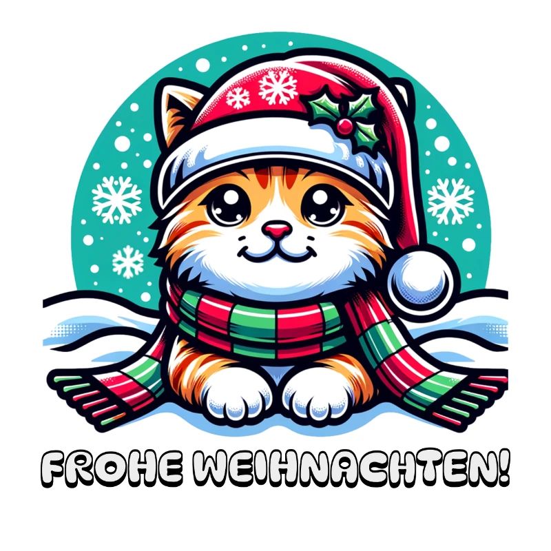 Chat mignon Noël