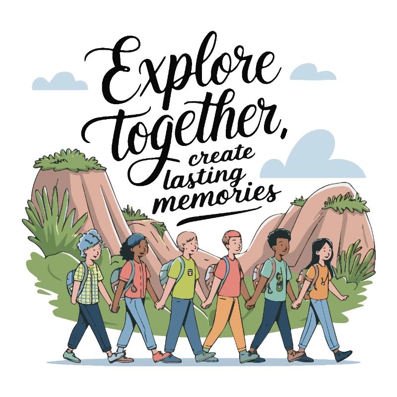 Explorez ensemble adevnture citation de voyage art texte