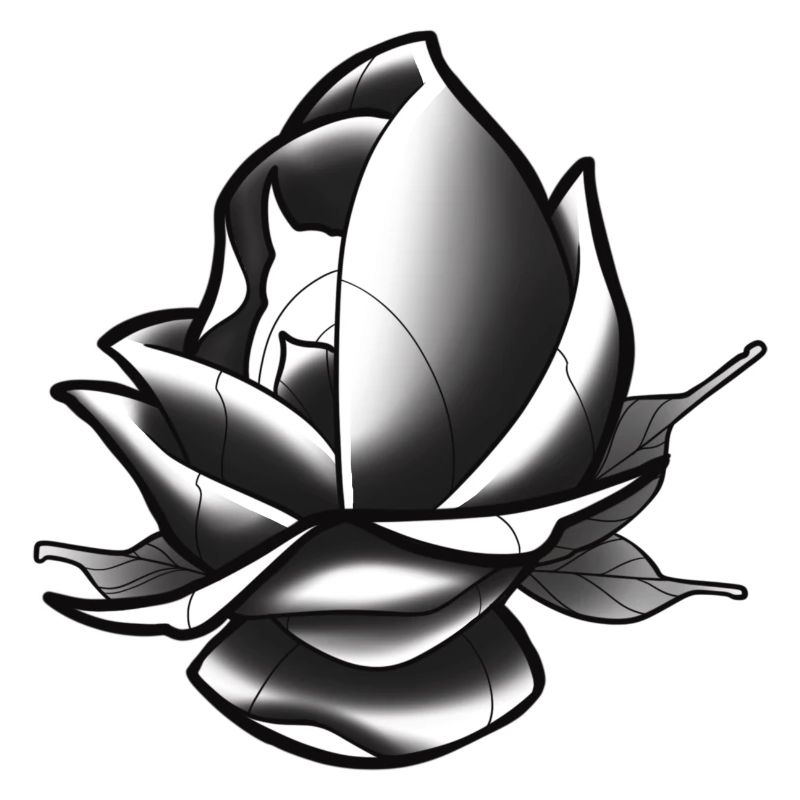 Neo Traditional Rose