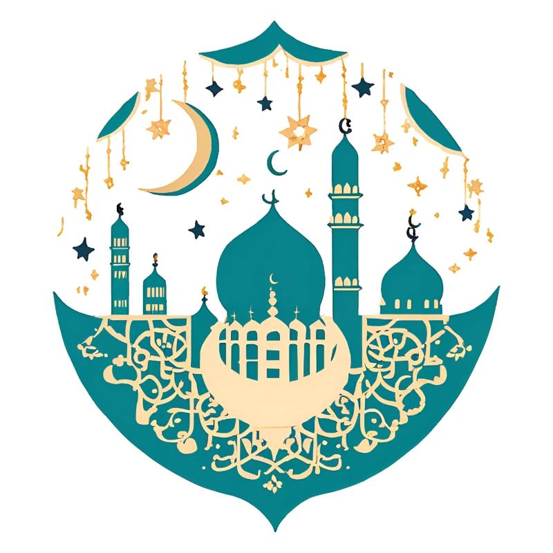 Ramadan Geschenk Eid Mubarak Islam Allah Muslim