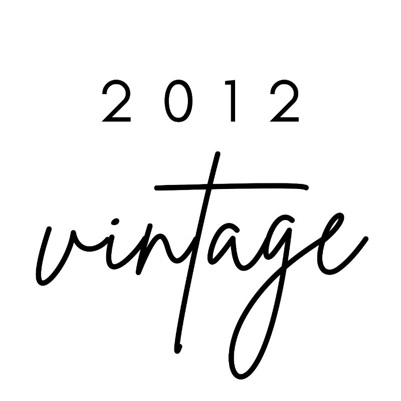 Vintage 2012 Anniversary