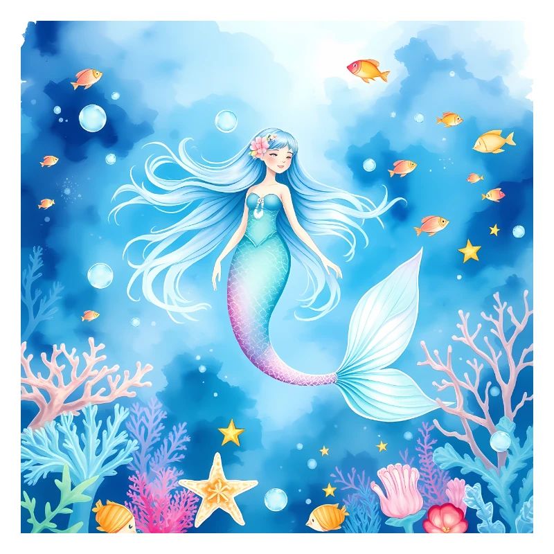 Ätherische Meerjungfrau: Eine traumhafte Reise durch