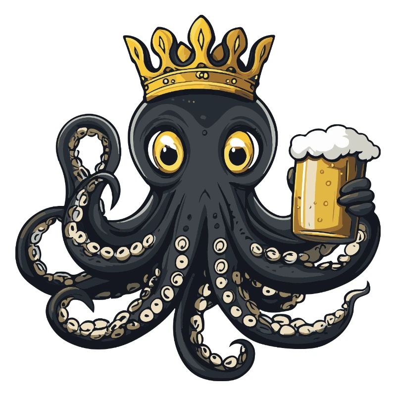 Octopus Beer Funny