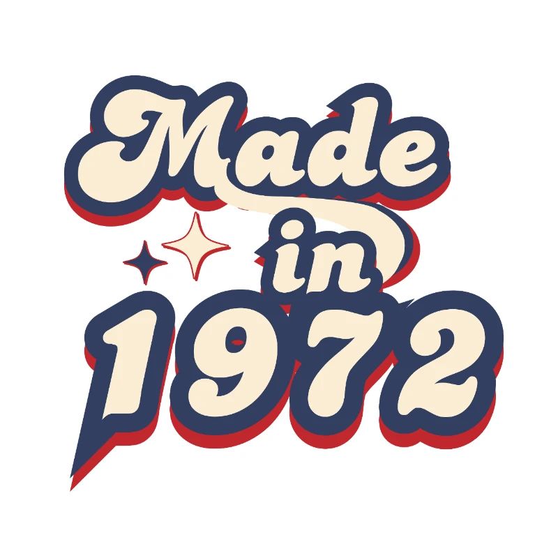 Made in 1972 Retro