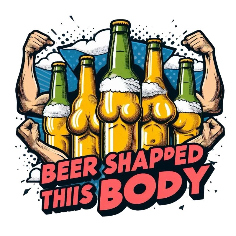 Bier formte diesen Körper