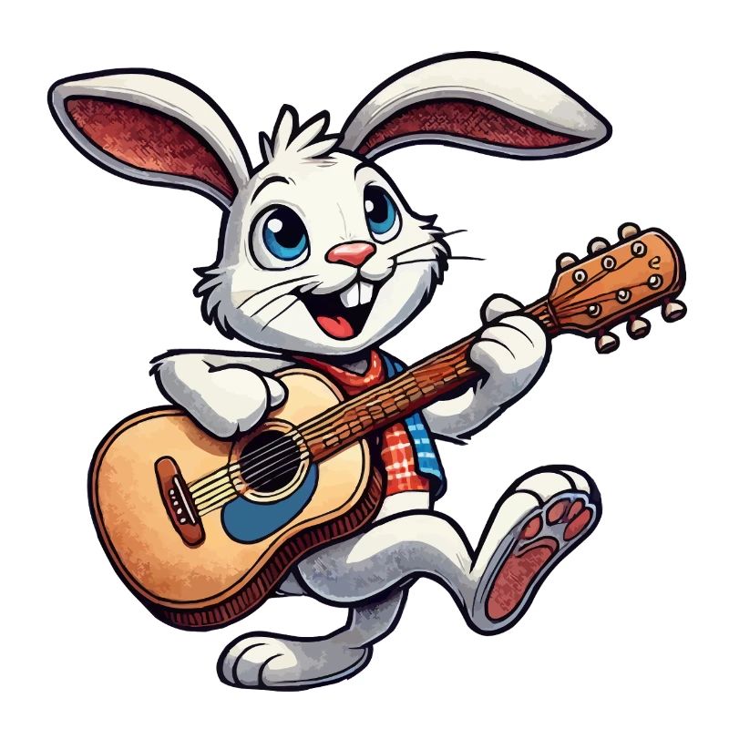 Bunny Guitar Comic