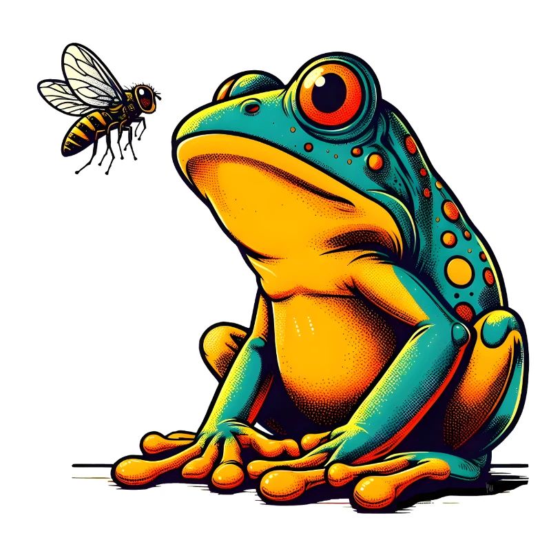The frog and the fly