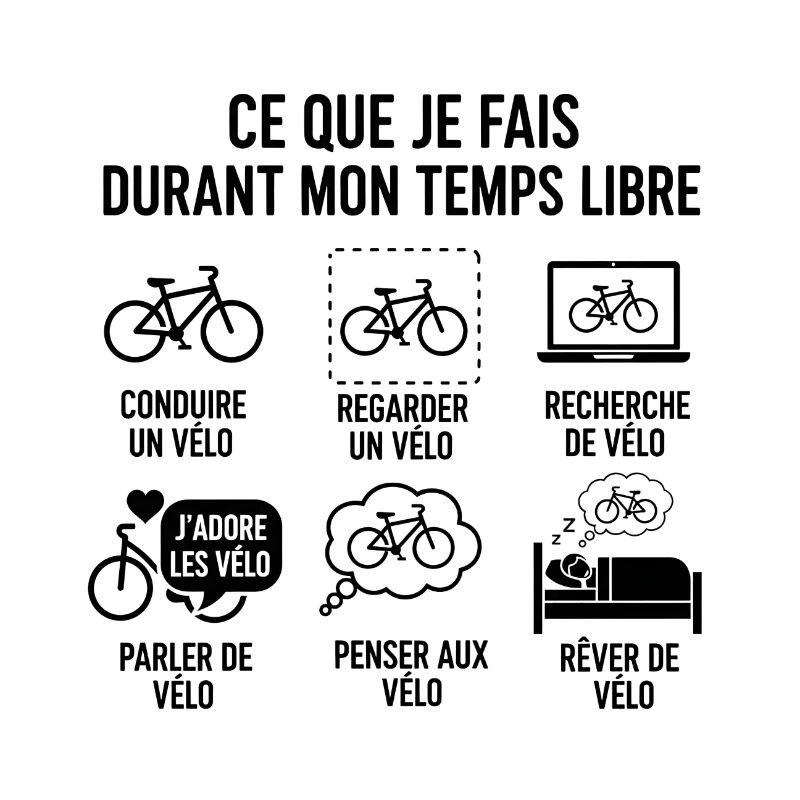 Ce que je fais durant mon temps libre velo