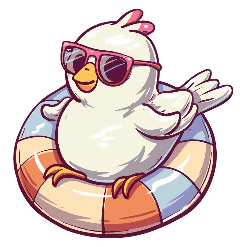 Taube Vogel Comic Cool