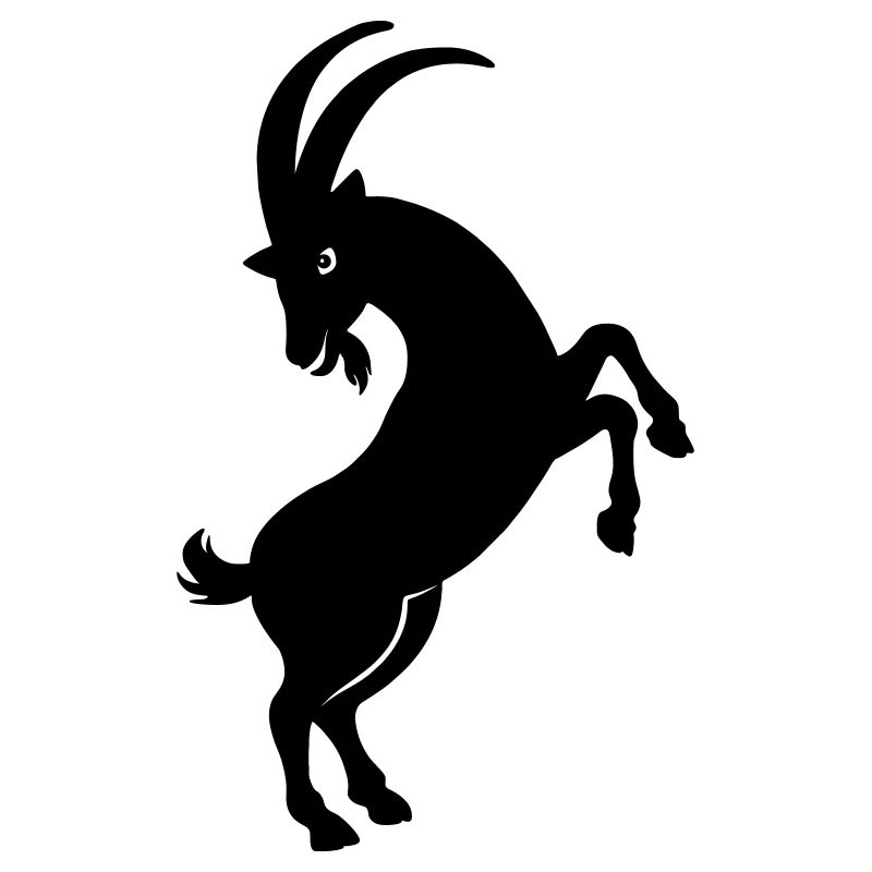 Goat shadow figure