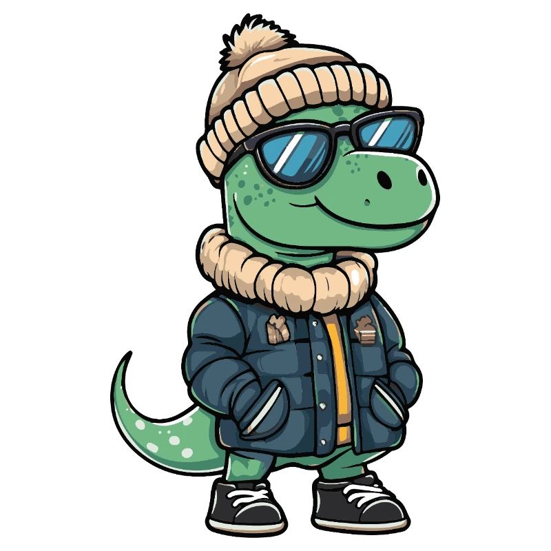 Dinosaur brontosaurus Cool Comic