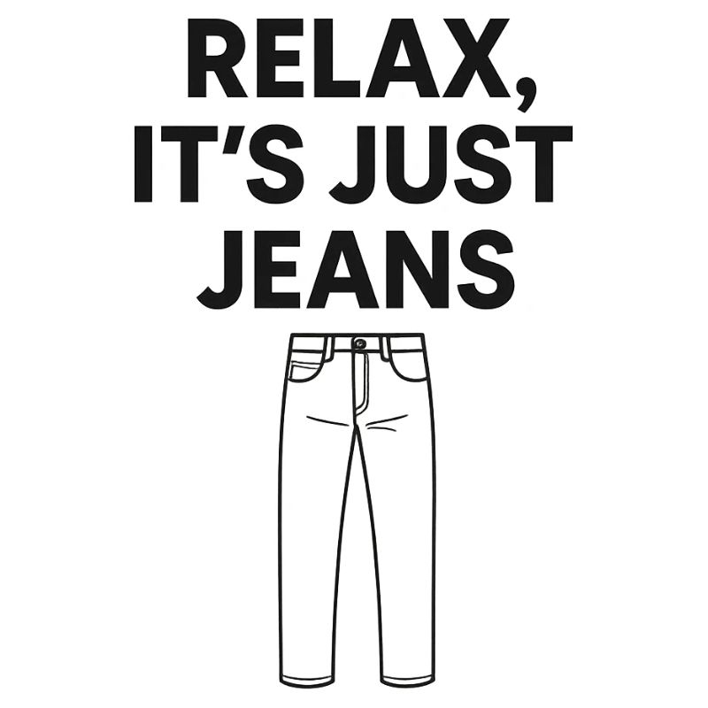 Relax It's Just Jeans 