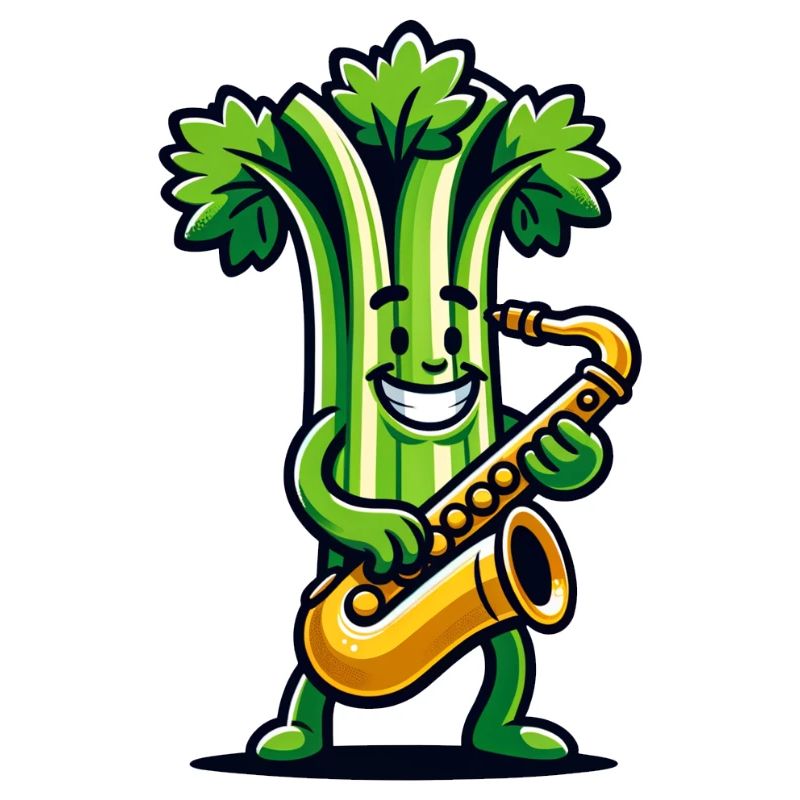 Le céleri Saxy apporte le jazz croquant