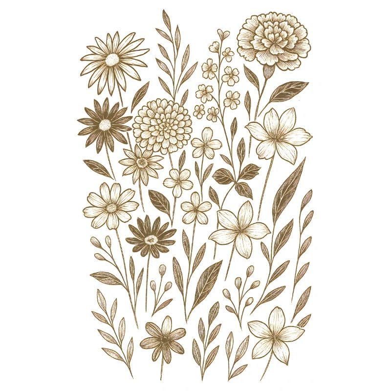 Vintage Blumen Boho Cottagecore