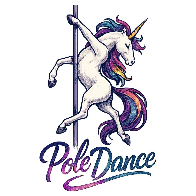 Pole Dance Einhorn Poledancerin Stange Geschenk
