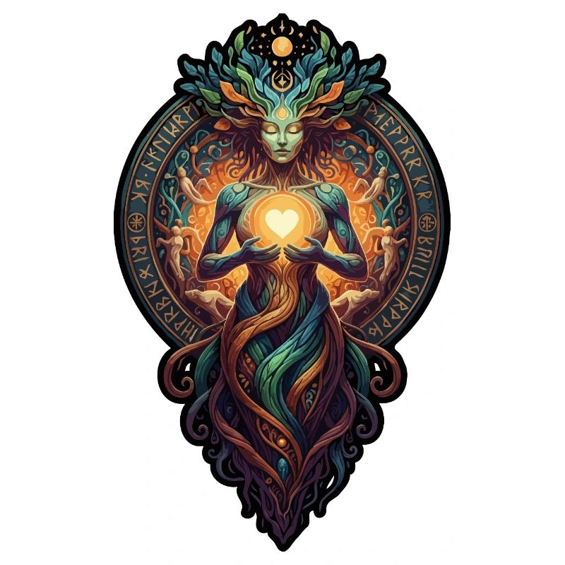 Glowing heart