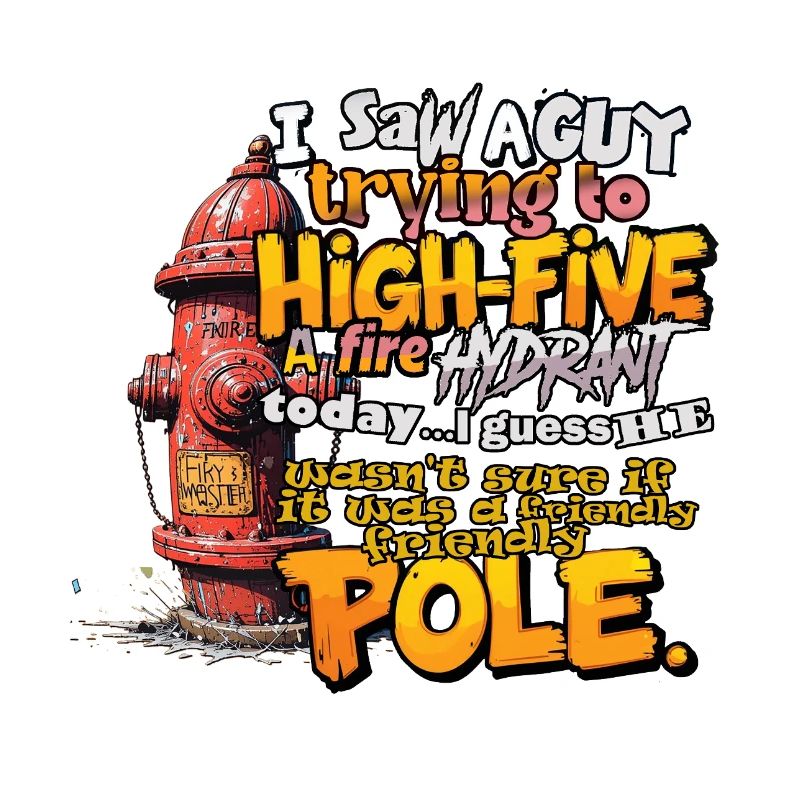 High Five an einem Hydranten