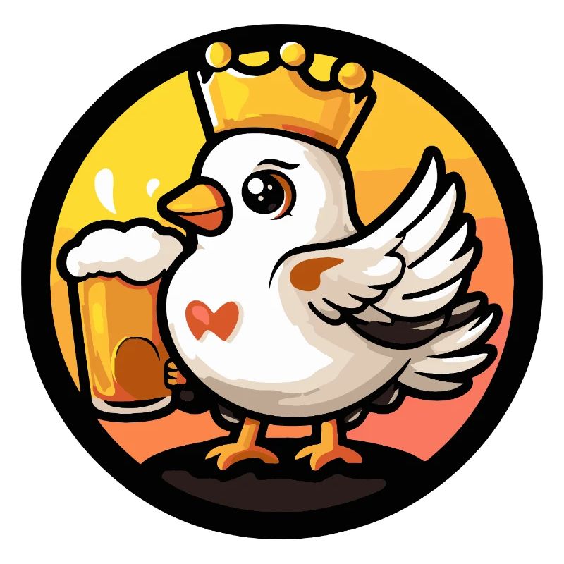 Taube Vogel Bier