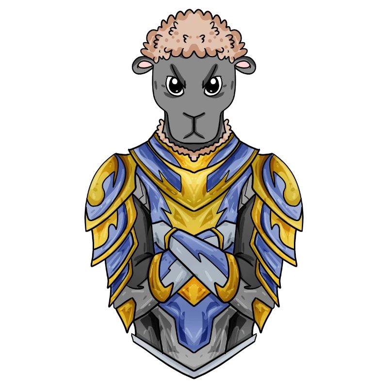 Knight Sheep Crusader