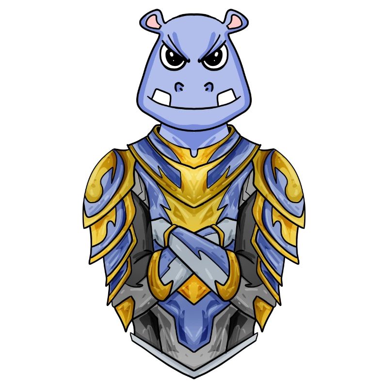 Chevalier hippopotame cool
