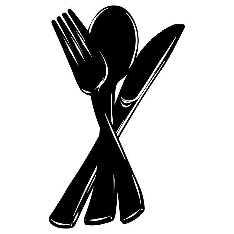 Knife fork and spoon