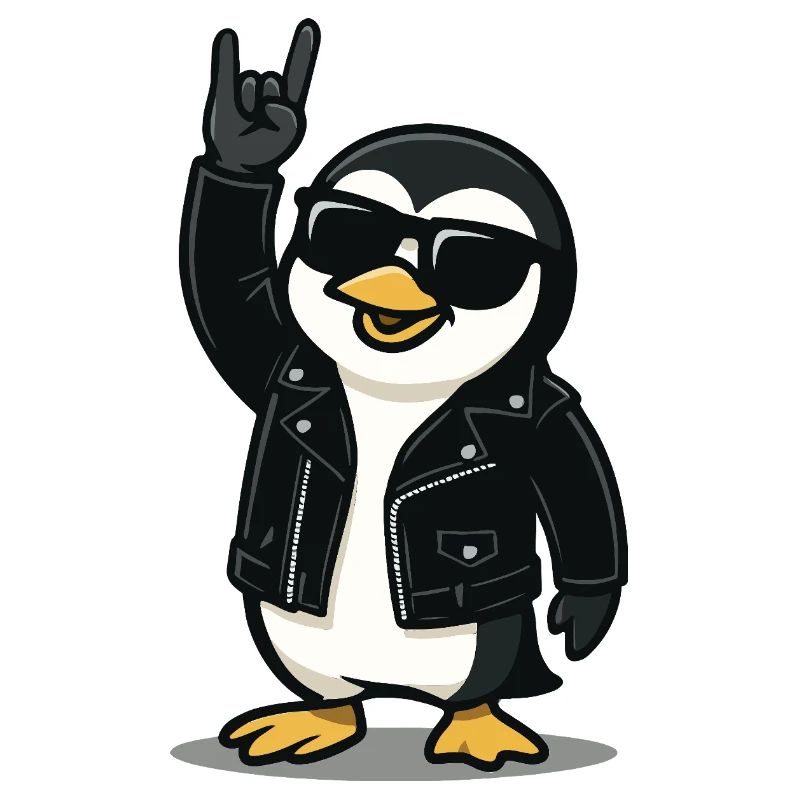 Rock'n'Roll Penguin