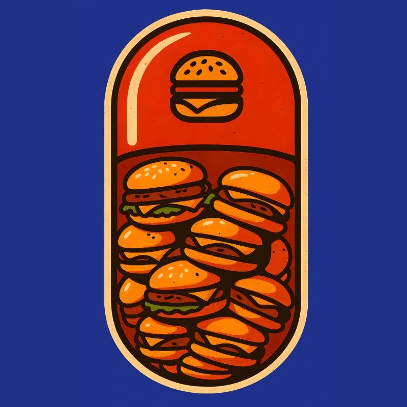 Funny Hamburger Stack Lover Design