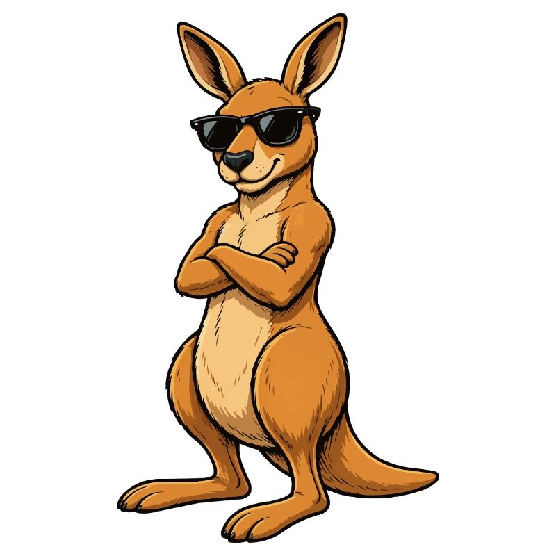 Sunglasses Kangaroo Attitude