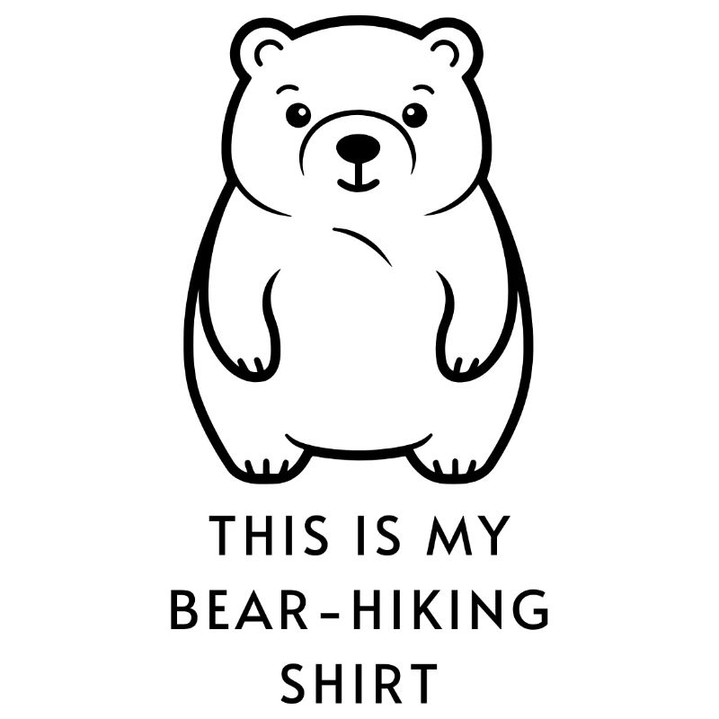 C’est ma chemise de randonnée d’ours