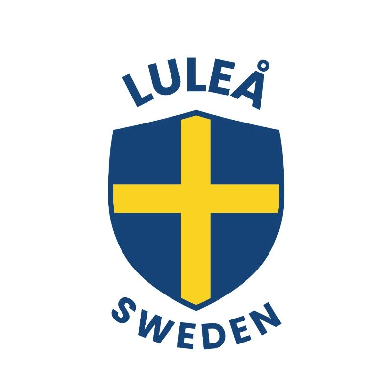 Drapeau de Suède de Luleå