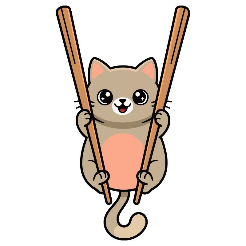 Bâtonnets de nouilles pour chat