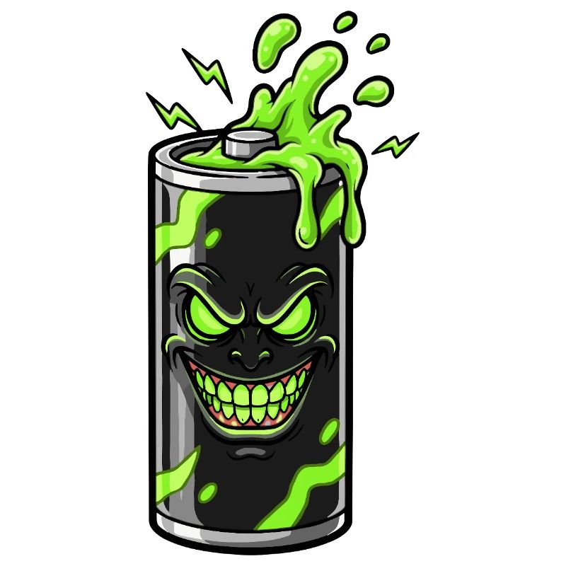 Grim Battery Green Battery Slime